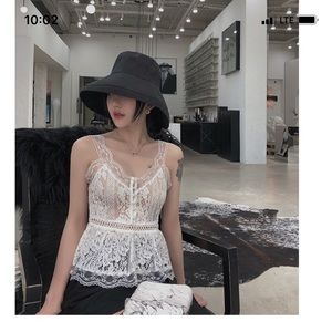 Elegant lace top